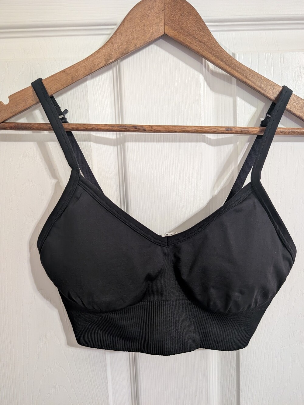 Lululemon Womens Sports Bra Ebb To Street W2BRJS Run Yoga Black Size 6